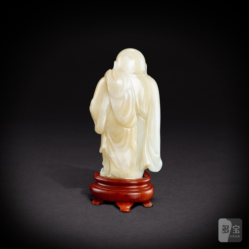 A set of eighteen jade Luohan figures, 20th century | 二十世紀 玉雕十八羅漢一套 - 图10